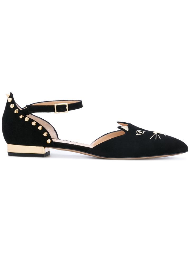 Charlotte Olympia Mid-century Kitty D'orsay Pumps - Black
