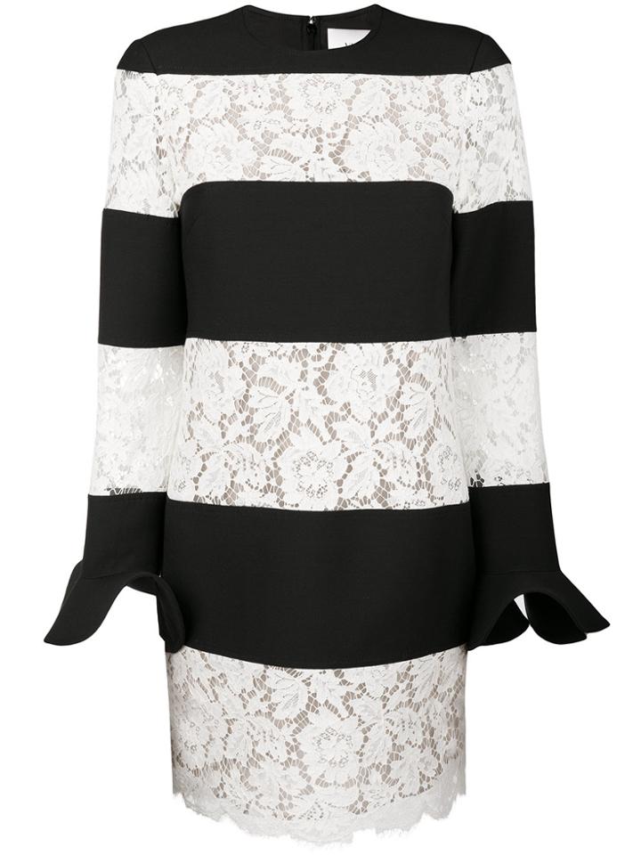 Valentino Heavy Lace Couture Dress - Black