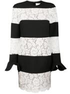 Valentino Heavy Lace Couture Dress - Black