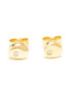 Natasha Collis 18kt Gold And Diamond Stud Earrings