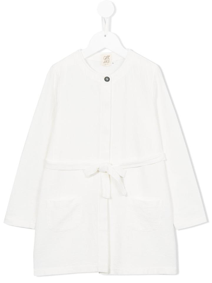 Caffe' D'orzo Natalia Coat, Girl's, Size: 12 Yrs, White