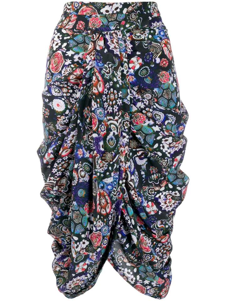 Isabel Marant Draped Front Skirt - Black