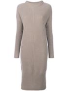 N.peal Ribbed Knit Maxi Dress - Nude & Neutrals