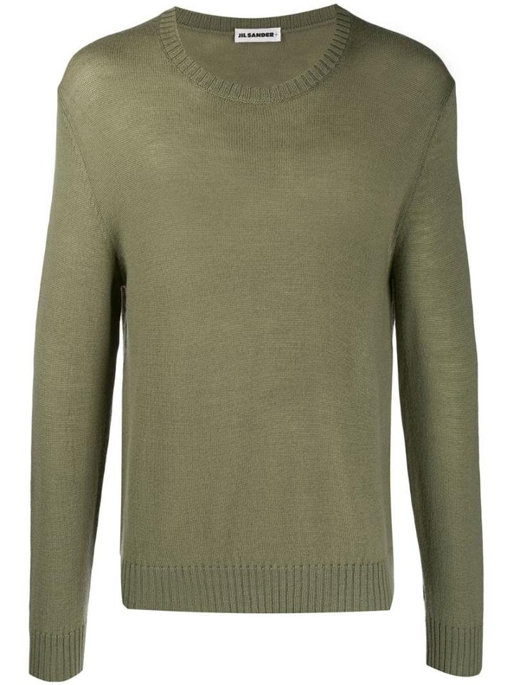 Jil Sander Crew-neck Jumper - Green