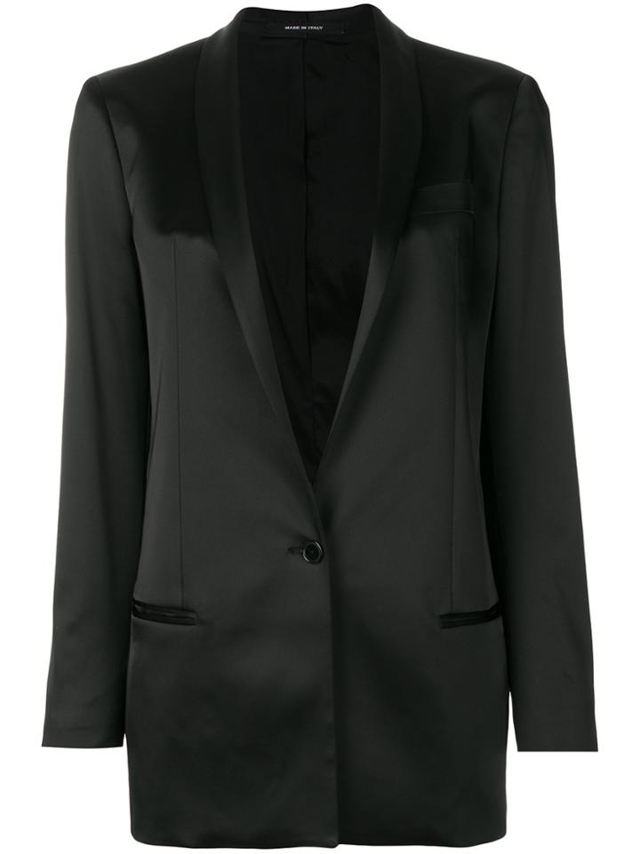 Tagliatore Revers Blazer - Black