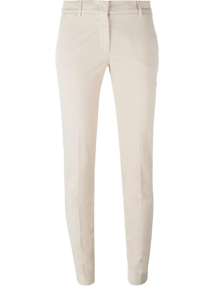 Incotex Slim Fit Trousers, Women's, Size: 28, Nude/neutrals, Cotton/spandex/elastane