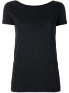 Majestic Filatures Boat Neck T-shirt - Black