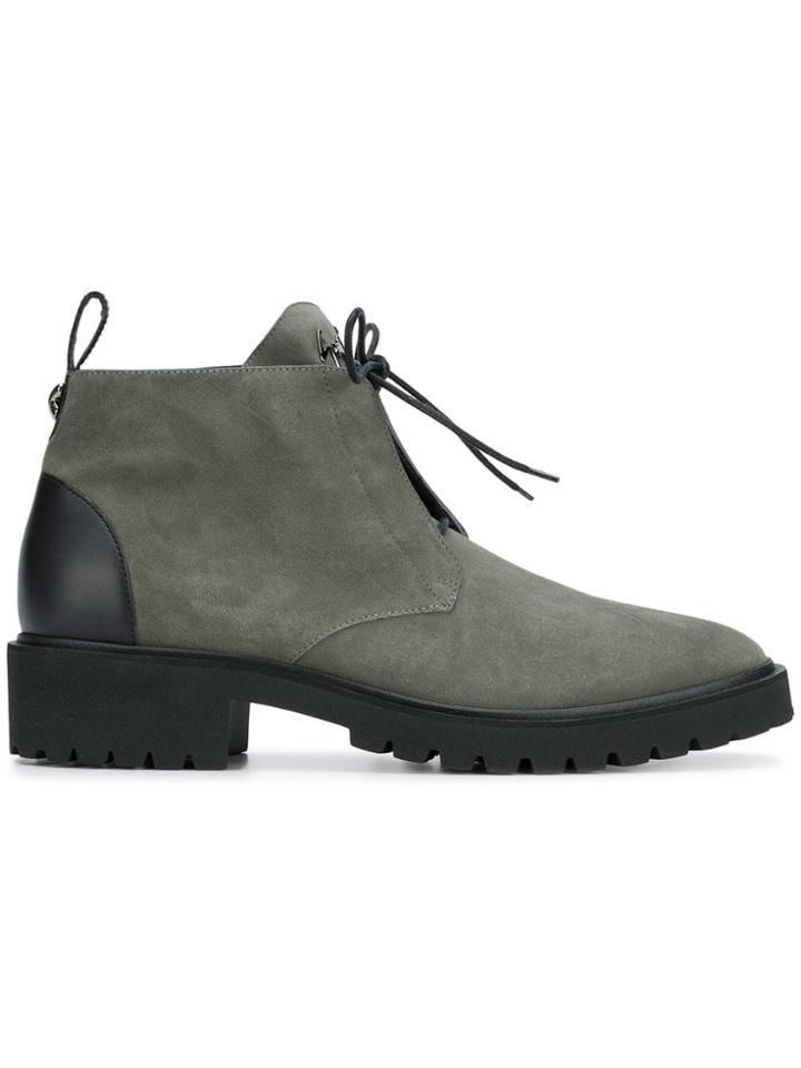 Giuseppe Zanotti Design Lace-up Ankle Boots - Green