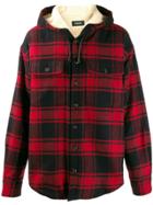 Dsquared2 Checked Hooded Shirt Jacket