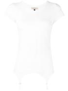 Murmur - Suspender T-shirt - Women - Cotton - M, White, Cotton
