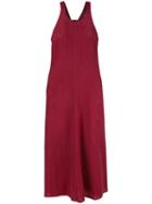 Joseph Flared Dress, Women's, Size: 36, Red, Silk/cotton