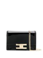 Elisabetta Franchi Patent Purse Clutch - Black