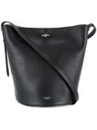 Rochas Medium Bucket Crossbody Bag, Women's, Black, Calf Leather