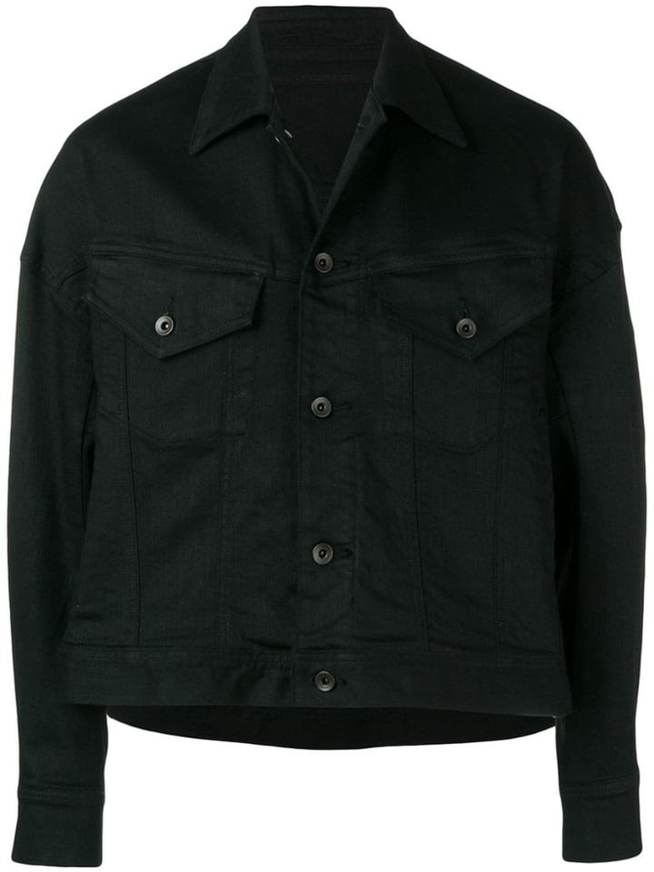 Julius Puff Sleeve Denim Jacket - Black