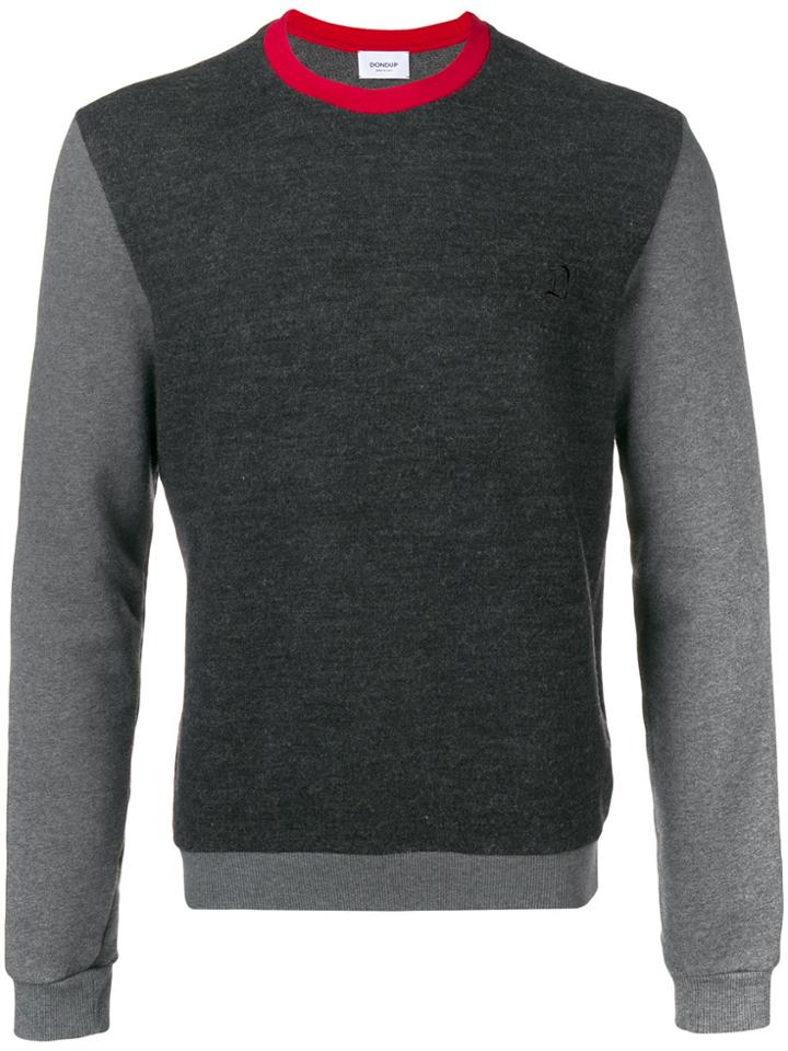 Dondup Colourblock Sweater - Grey