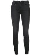 Frame Side Stripe Skinny Jeans - Black