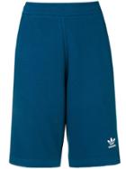 Adidas 3 Stripe Track Shorts - Blue