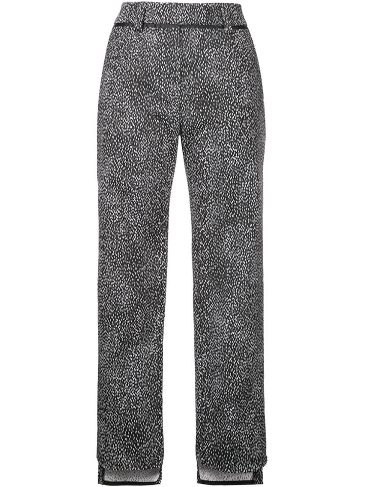 Taylor Conclusive Printed Trousers - Black