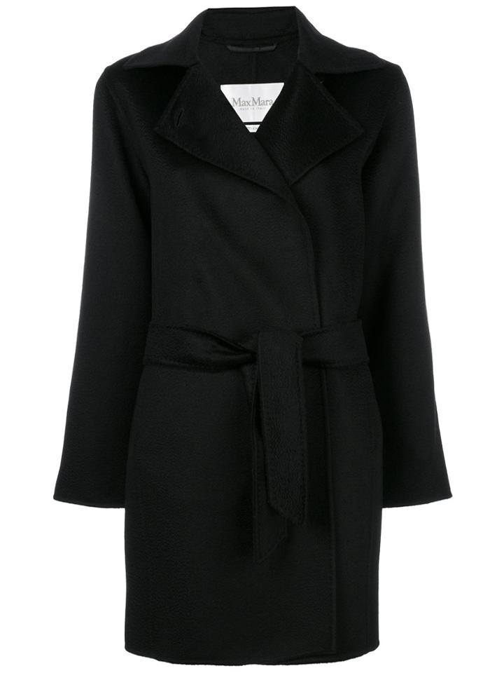Max Mara Parana Double Faced Coat - Black