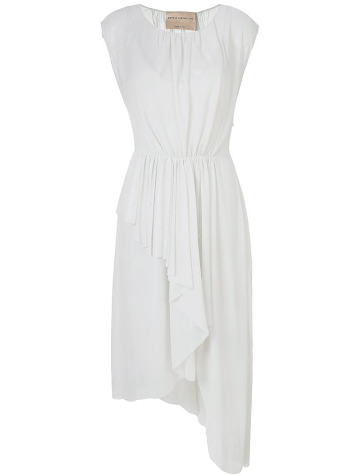 Erika Cavallini Asymmetric Front Dress - Green