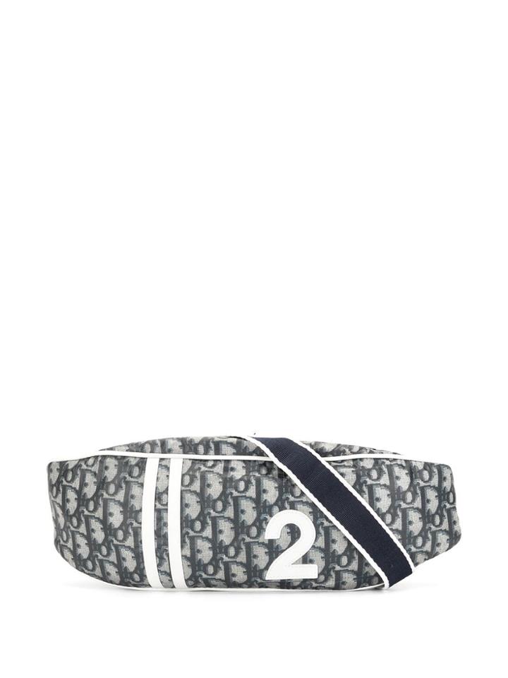 Christian Dior Pre-owned Trotter Pattern Belt Bag - Blue