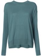 Vince - Plain Sweatshirt - Women - Cashmere - S, Green, Cashmere