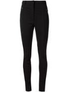 Lanvin Slim High Waist Trousers, Women's, Size: 40, Black, Viscose/polyamide/spandex/elastane