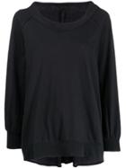 Ann Demeulemeester Oversized Flared Sweater - Black