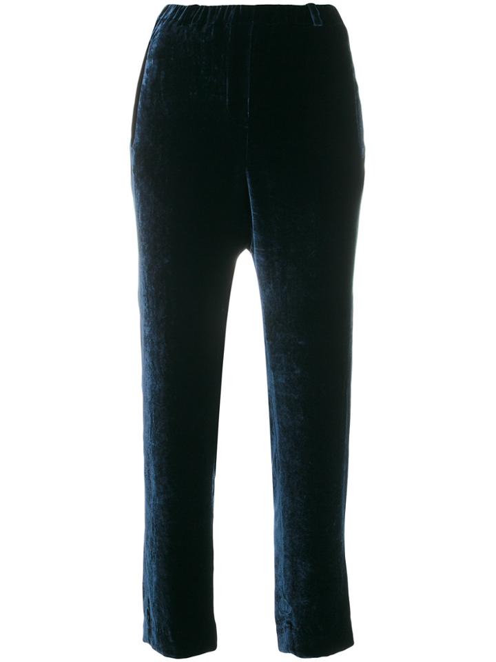 Incotex Velvet Trousers - Blue