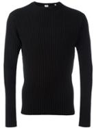 Aspesi Crew Neck Pullover, Men's, Size: 52, Black, Cashmere/wool/yak