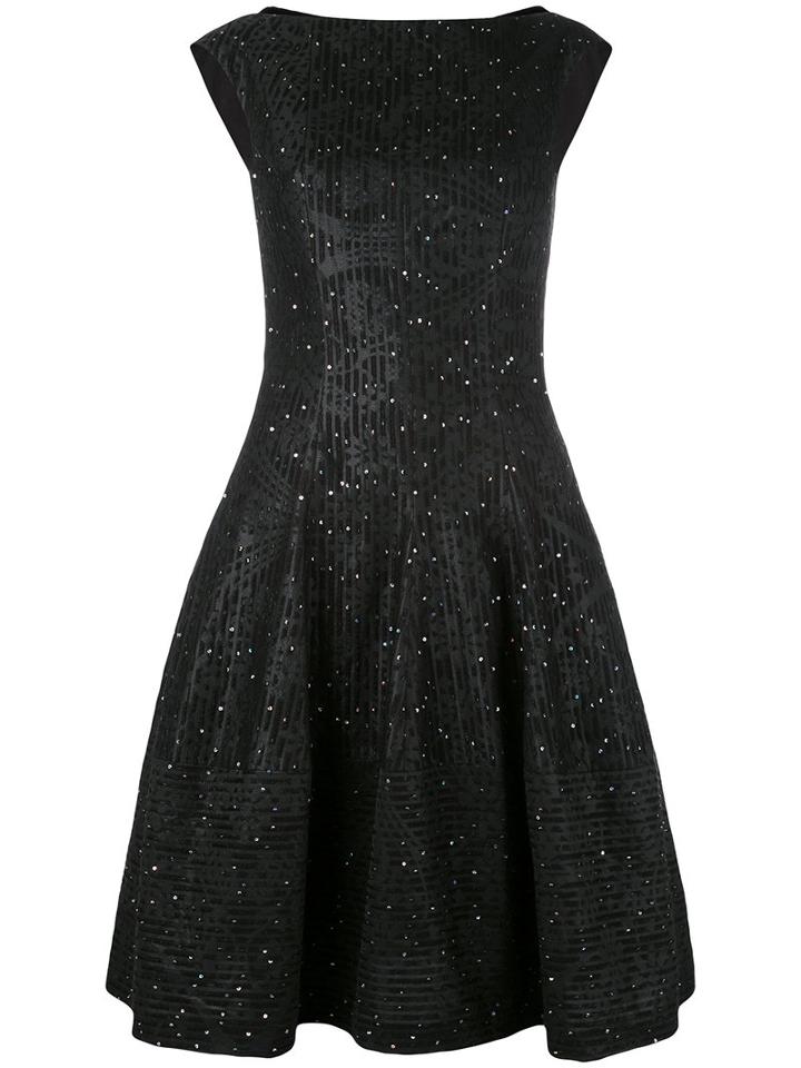 Talbot Runhof - Golo Dress - Women - Acrylic/lurex/polyester/wool - 42, Black, Acrylic/lurex/polyester/wool