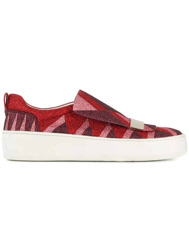 Sergio Rossi Sr1 Addict Sneakers - Red
