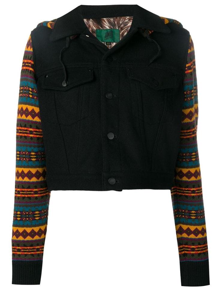 Jean Paul Gaultier Pre-owned 1990 Knitted Jacket - Black