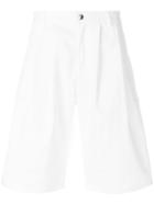 Gosha Rubchinskiy Pleated Track Shorts - White
