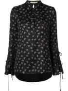 Hellessy 'mauro' Blouse, Women's, Size: 10, Black, Silk
