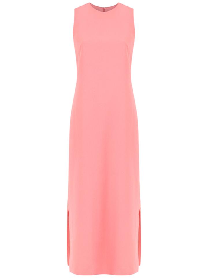 Egrey Sleeveless Crepe Dress - Yellow & Orange