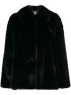 Opening Ceremony Snowblind Faux Fur Coat - Black
