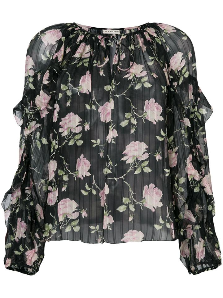 Ulla Johnson Azalea Blouse - Black