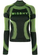 Misbhv Colour Block Logo Top - Black