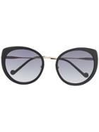 Liu Jo Oversized Cat-eye Sunglasses - Black