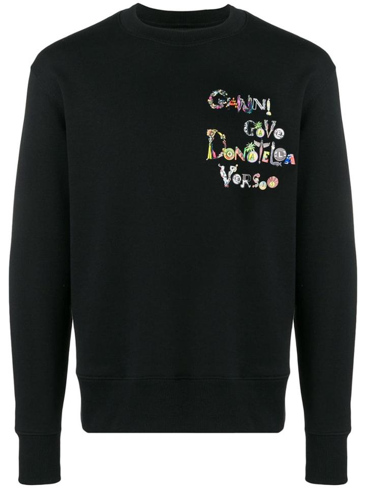Versus Gianni Gave Sweatshirt - Black