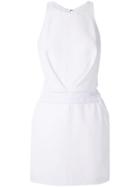 Tufi Duek Ruffled Linen Playsuit - White