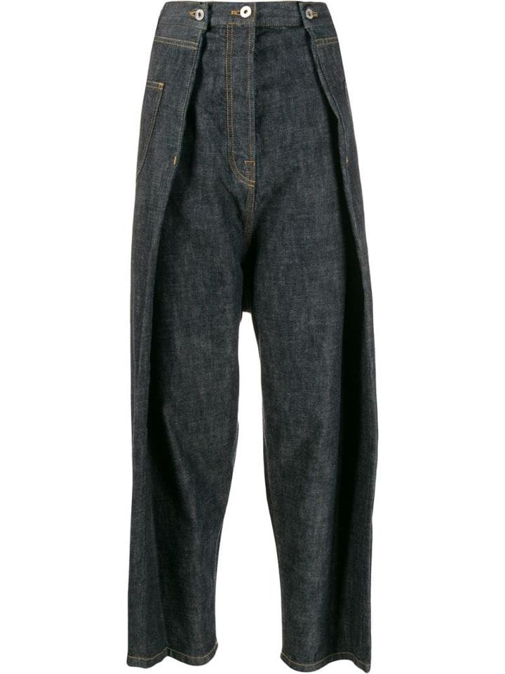 Loewe High Waist Wide-leg Jeans - Blue