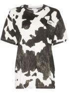 Burberry Carrick Cow-print T-shirt - Black