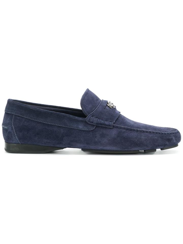 Versace Slip-on Medusa Loafers - Blue