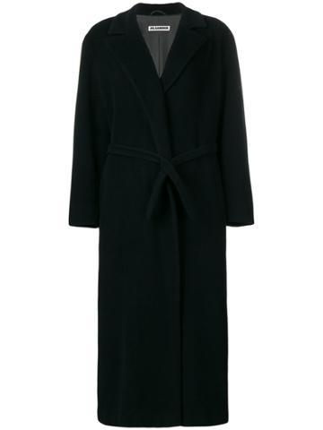 Jil Sander Vintage Belted Coat - Blue