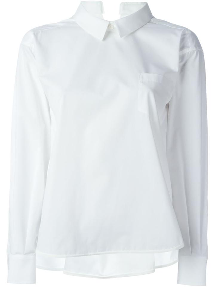 Sacai Lace-up Back Blouse