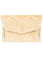 Hayward Bobby Clutch, Women's, Nude/neutrals, Silk Velvet