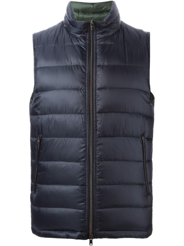 Herno Padded Gilet, Men's, Size: 50, Blue, Polyamide/feather Down