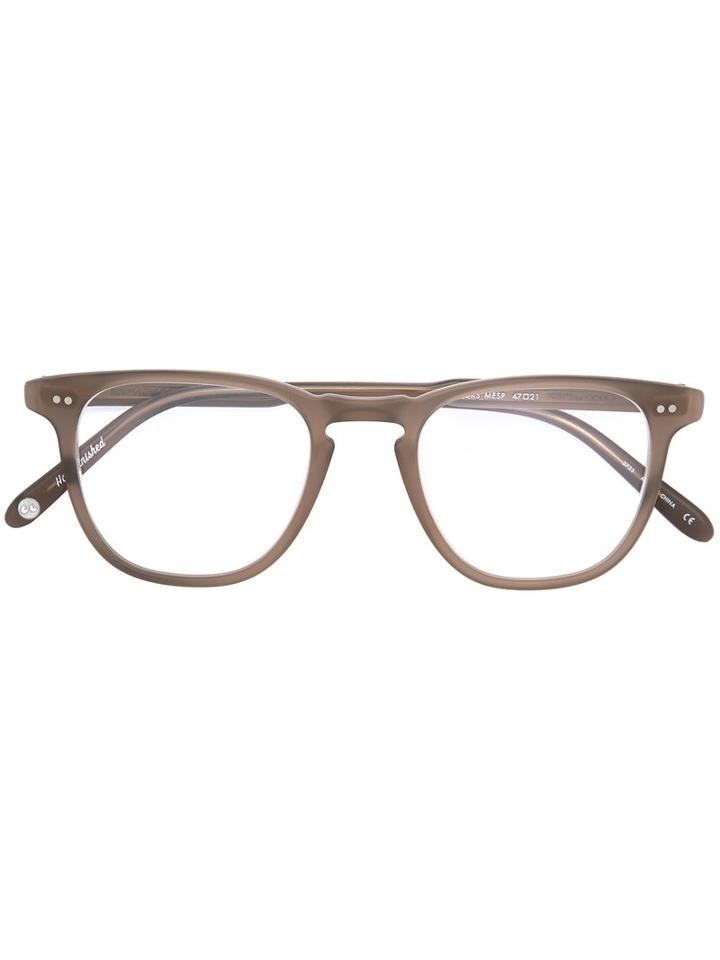 Garrett Leight - Brooks Glasses - Unisex - Acetate - 47, Grey, Acetate